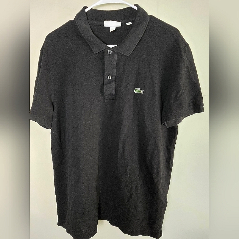 Men's Lacoste 100% Cotton Slim Fit Short Sleeve Polo, Size XL‎